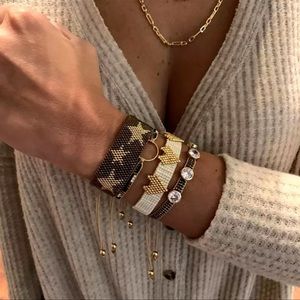 Handmade Bracelet Points of Light Adjustable